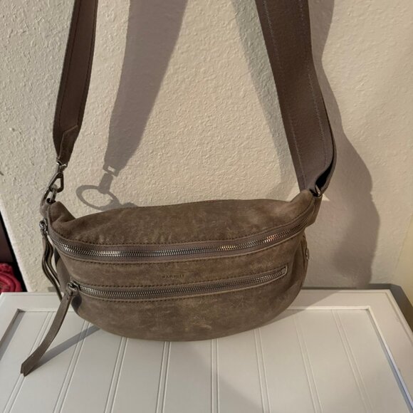 Hammitt Charles Crossbody Pewter/Brushed Silver LARGE - Picture 9 of 11